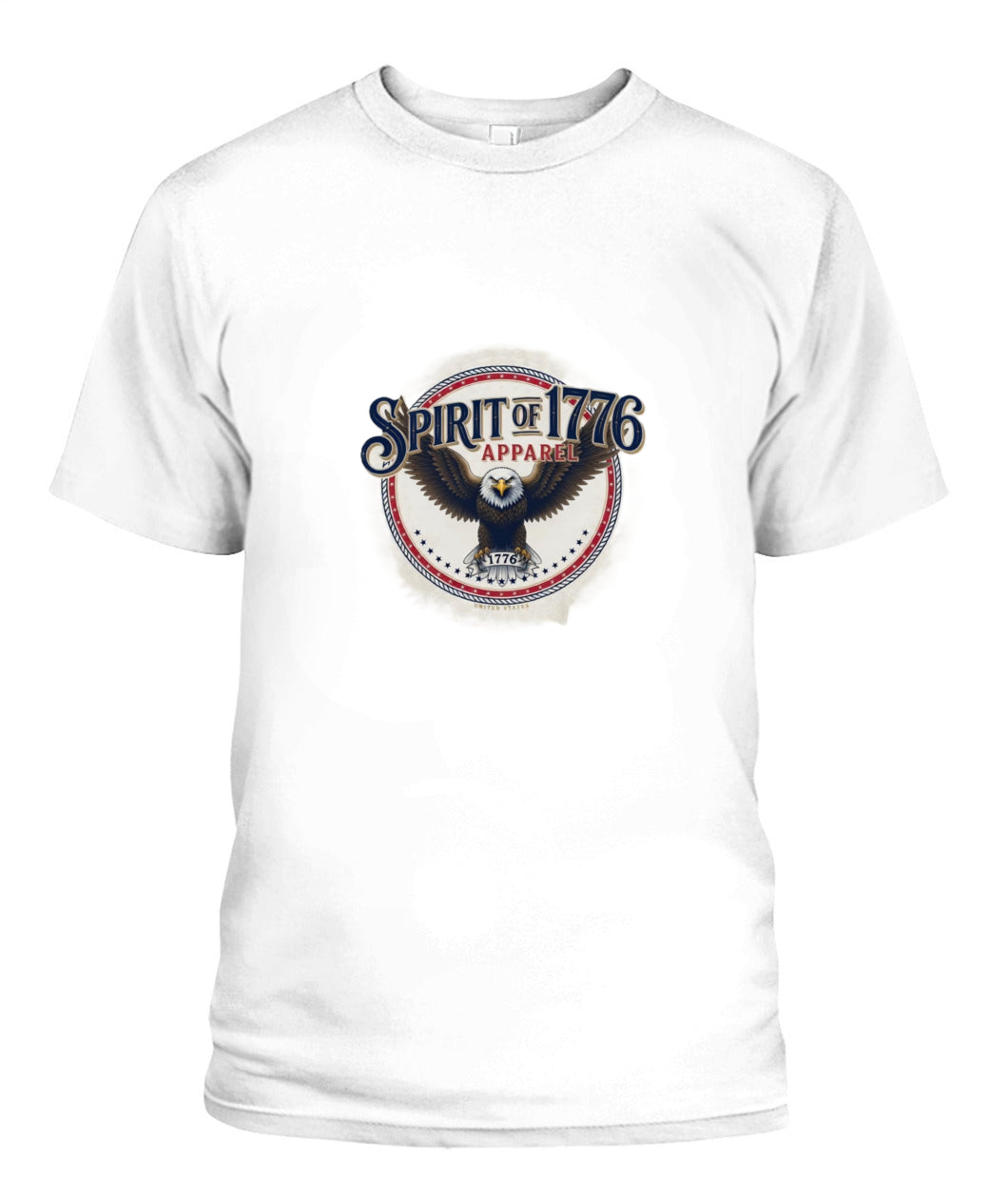 Spirit of 1776 Apparel – Patriotic Eagle T-Shirt | 1776–2026 Premium Cotton Tee