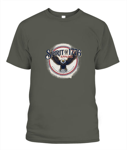 Spirit of 1776 Apparel – Patriotic Eagle T-Shirt | 1776–2026 Premium Cotton Tee